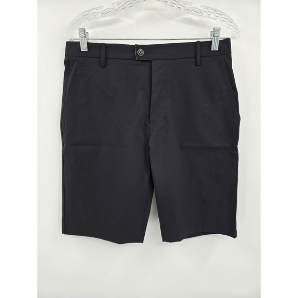 7 For All Mankind Other - 7 FOR ALL MANKIND Shorts Mens 30 Blk Chino Flat Front Regular Fit Stretch Waist